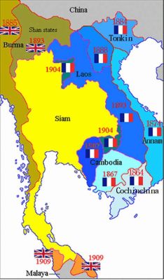 1883 års Tonkin-incident, fransk kolonial expansion och den början av Indokinas konflikt: